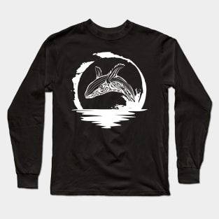 Whale, Thong, Tail, String tanga, Fun, Ocean Long Sleeve T-Shirt